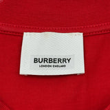 バーバリー BURBERRY ロゴプリントTシャツ 8011540 レッド コットン メンズ 半袖Ｔシャツ