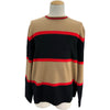 バーバリー BURBERRY ボーダーニットセーター 8035922 ブラック ウール メンズ セーター