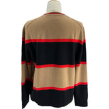 バーバリー BURBERRY ボーダーニットセーター 8035922 ブラック ウール メンズ セーター