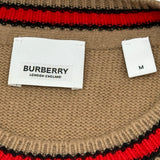 バーバリー BURBERRY ボーダーニットセーター 8035922 ブラック ウール メンズ セーター