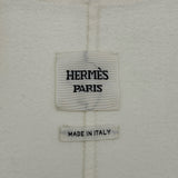 エルメス HERMES セリエボタンカシミヤロングジレ 4E0177DC アイボリー カシミヤ レディース ベスト