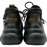 ルイ・ヴィトン LOUIS VUITTON アークライトライン スニーカー ブラック キャンバス レディース スニーカー