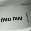 ミュウミュウ miu miu デニムローカットスニーカー 5E325E ネイビー デニム レディース スニーカー