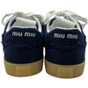ミュウミュウ miu miu デニムローカットスニーカー 5E325E ネイビー デニム レディース スニーカー