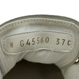 シャネル CHANEL プラットフォームローカットスニーカー G45560 ホワイト レザー レディース スニーカー