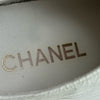 シャネル CHANEL プラットフォームローカットスニーカー G45560 ホワイト レザー レディース スニーカー
