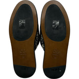 クリスチャン・ディオール Christian Dior オブリークジャガード ミュール グレー コットン レディース サンダル