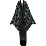 クリスチャン・ディオール Christian Dior オブリークジャガード ミュール グレー コットン メンズ サンダル