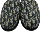 クリスチャン・ディオール Christian Dior オブリークジャガード ミュール グレー コットン メンズ サンダル