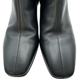 エルメス HERMES デクベルト コリエドシアンレザーショートブーツ ブラック レザー レディース ブーツ