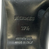 エルメス HERMES デクベルト コリエドシアンレザーショートブーツ ブラック レザー レディース ブーツ