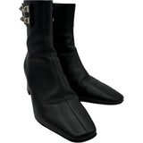 エルメス HERMES デクベルト コリエドシアンレザーショートブーツ ブラック レザー レディース ブーツ