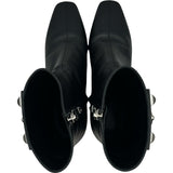 エルメス HERMES デクベルト コリエドシアンレザーショートブーツ ブラック レザー レディース ブーツ