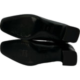 エルメス HERMES デクベルト コリエドシアンレザーショートブーツ ブラック レザー レディース ブーツ