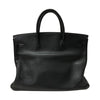 エルメス HERMES バーキン40 □F刻 ブラック シルバー金具 ブッフルスキッパー ユニセックス ハンドバッグ