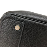 エルメス HERMES バーキン40 □F刻 ブラック シルバー金具 ブッフルスキッパー ユニセックス ハンドバッグ