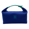 エルメス HERMES ブリッドアブラックGM ブルー トワル レディース ハンドバッグ