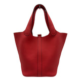 エルメス HERMES ピコタンロックPM B刻 ローズテキサス シルバー金具 トリヨン レディース ハンドバッグ