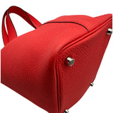 エルメス HERMES ピコタンロックPM B刻 ローズテキサス シルバー金具 トリヨン レディース ハンドバッグ
