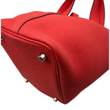エルメス HERMES ピコタンロックPM B刻 ローズテキサス シルバー金具 トリヨン レディース ハンドバッグ