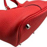 エルメス HERMES ピコタンロックPM B刻 ローズテキサス シルバー金具 トリヨン レディース ハンドバッグ