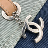 シャネル CHANEL パリピアリッツトートPM A34208 13番台 ネイビー/カーキ コットン レディース トートバッグ