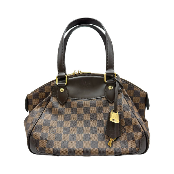ルイヴィトン ダミエ エベヌ ヴェローナPM ハンドバッグ N41117 ルイ・ヴィトン LOUIS VUITTON ヴェローナPM N41117 ブラウン ダミエ