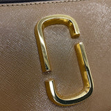 マークジェイコブス MARC JACOBS スナップショット M0014146 グレージュ・ホワイト ゴールド金具 レザー レディース ショルダーバッグ