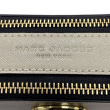 マークジェイコブス MARC JACOBS スナップショット M0014146 グレージュ・ホワイト ゴールド金具 レザー レディース ショルダーバッグ