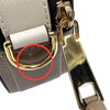 マークジェイコブス MARC JACOBS スナップショット M0014146 グレージュ・ホワイト ゴールド金具 レザー レディース ショルダーバッグ