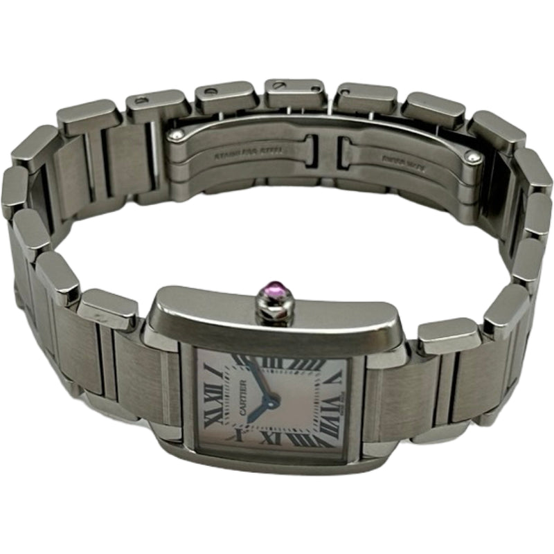 カルティエ Cartier タンク フランセーズ SM W51028Q3 ピンクシェル