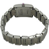 カルティエ Cartier タンク フランセーズ SM W51028Q3 ピンクシェル ステンレススチール クオーツ レディース 腕時計