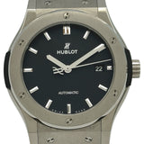 ウブロ HUBLOT クラシックフュージョン チタニウム 542.NX.1171.LR ブラック チタン 自動巻き メンズ 腕時計