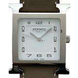 エルメス HERMES Hウォッチ HH1.810 ホワイト ステンレススチール クオーツ メンズ 腕時計