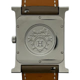 エルメス HERMES Hウォッチ HH1.810 ホワイト ステンレススチール クオーツ メンズ 腕時計