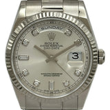 ロレックス ROLEX デイデイト 118239A シルバー ホワイトゴールド 自動巻き メンズ 腕時計