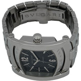 ブルガリ BVLGARI アショーマ AA48S ブラック ステンレススチール 自動巻き メンズ 腕時計