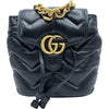 グッチ GUCCI GGマーモント リュック 777253 ブラック キルティングレザー レディース リュック・デイパック