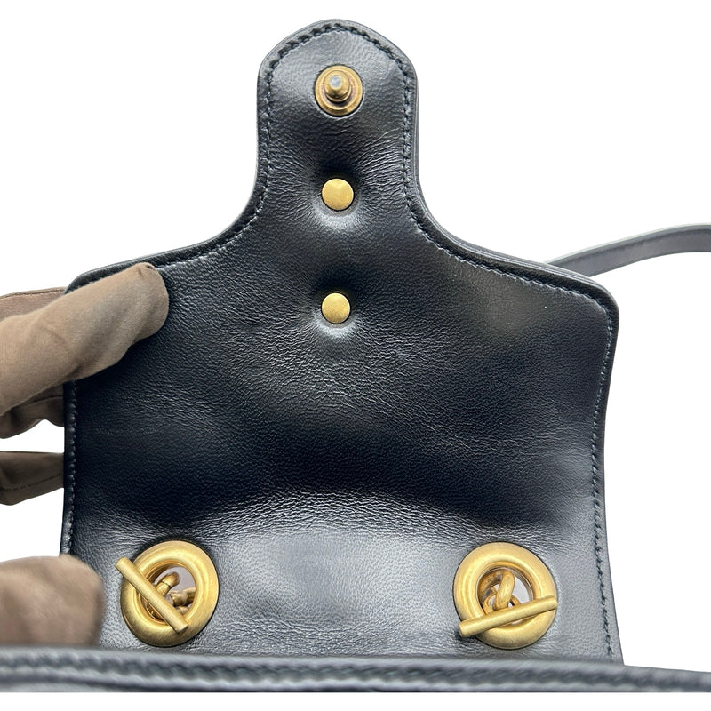 グッチ GUCCI GGマーモント リュック 777253 ブラック キルティング グッチ GUCCI GGマーモント リュック 777253 ブラック キルティング