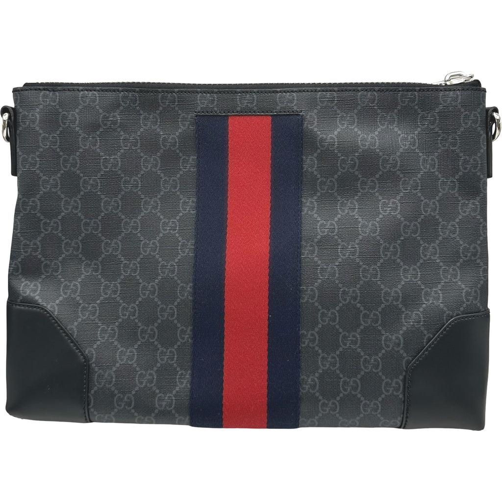 グッチ GUCCI シュルダーバッグ 474139 ブラック GGスプリーム メンズ