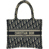 クリスチャン・ディオール Christian Dior ブックトート スモール M1265ZRIW ネイビー オブリーク/キャンバス レディース トートバッグ