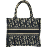 クリスチャン・ディオール Christian Dior ブックトート スモール M1265ZRIW ネイビー オブリーク/キャンバス レディース トートバッグ