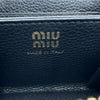ミュウミュウ miu miu コインケース 5MM268 ブラック レザー レディース コインケース