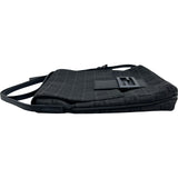 フェンディ FENDI ズッキーノ柄 ショルダー 8BT075 ブラック シルバー金具 キャンバス レディース ショルダーバッグ