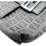 フェンディ FENDI ズッキーノ柄 ショルダー 8BT075 ブラック シルバー金具 キャンバス レディース ショルダーバッグ