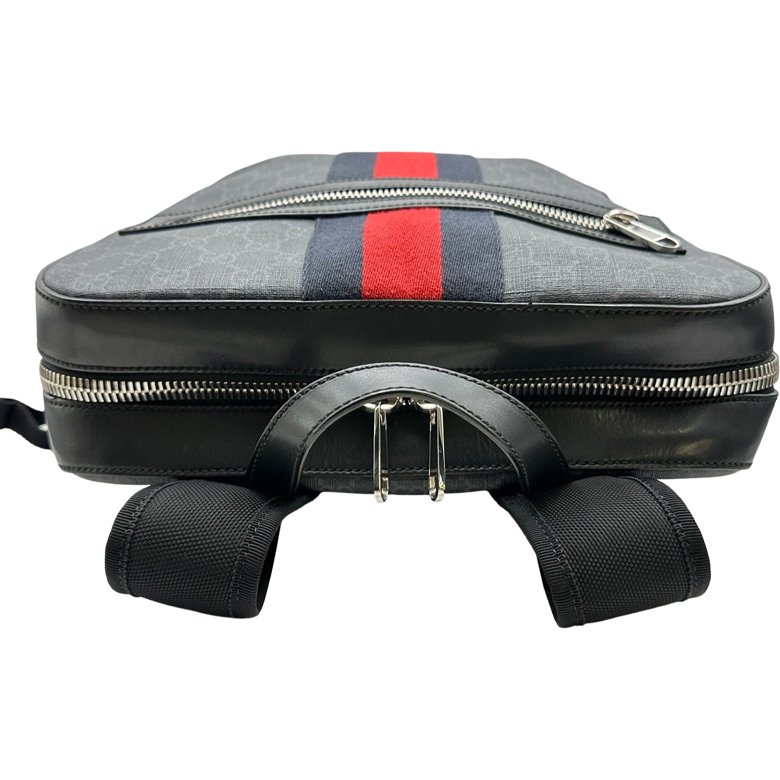 グッチ GUCCI シェリーライン GGスプリームバックパック 478324 グッチ GUCCI シェリーライン リュック 478324 ブラック シルバー金具