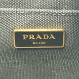 プラダ PRADA カナパMM 2WAYバッグ ブラック ゴールド金具 キャンバス レディース ハンドバッグ