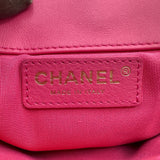 シャネル CHANEL マトラッセ バブルクルト チェーンショルダー 30番台 ピンク ゴールド金具 ラム レディース ショルダーバッグ