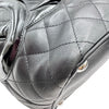 シャネル CHANEL カンボンライン トート ラージ A25169 12番台 ブラック シルバー金具 ラム/エナメル レディース トートバッグ