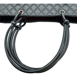 シャネル CHANEL カンボンライン トート ラージ A25169 14番台 ブラック ラム/エナメル レディース トートバッグ